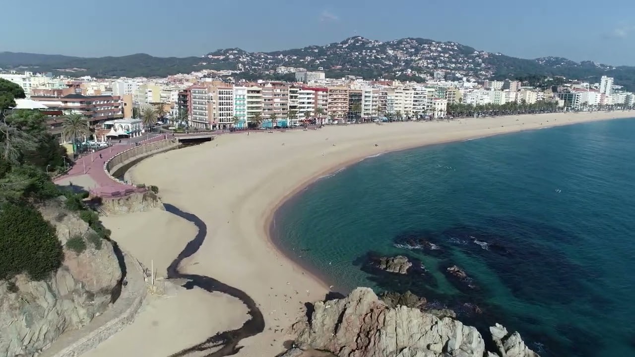lloret de mar, dron