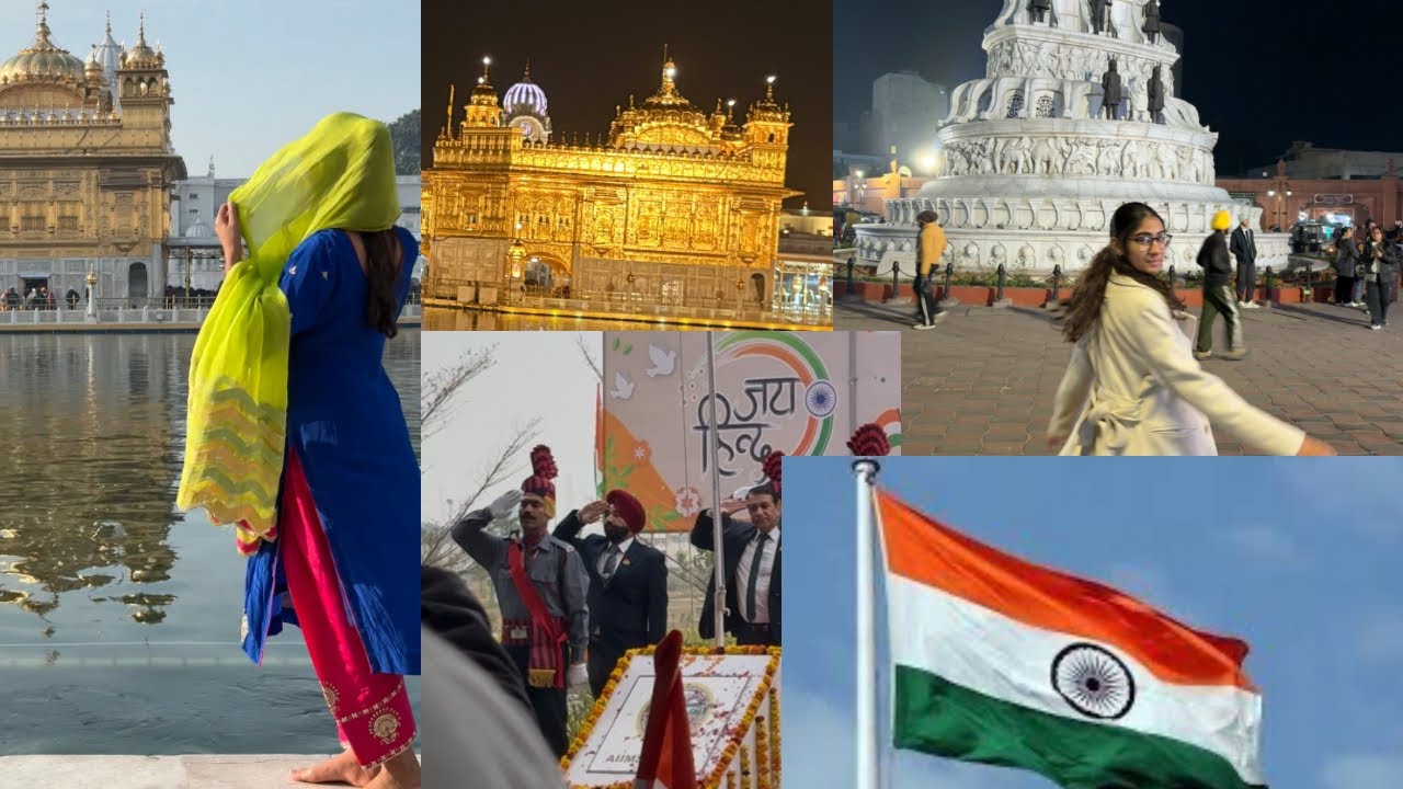 AIIMS 🫀to Amritsar 🇮🇳 | REPUBLIC Day Special Vlog | 🩺👩‍⚕️