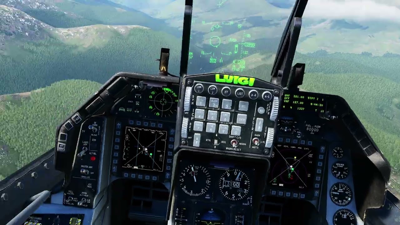 A VR gameplay in a F-16. Hopping into Growling Sidewinder sever once again.