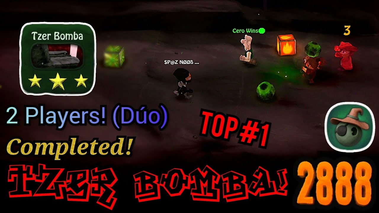 Bombsquad Pyro-Warfare Tzer Bomba! (2P) 2888 Score Completed Top 1 - SPAZNOOBYT & Cero Wins
