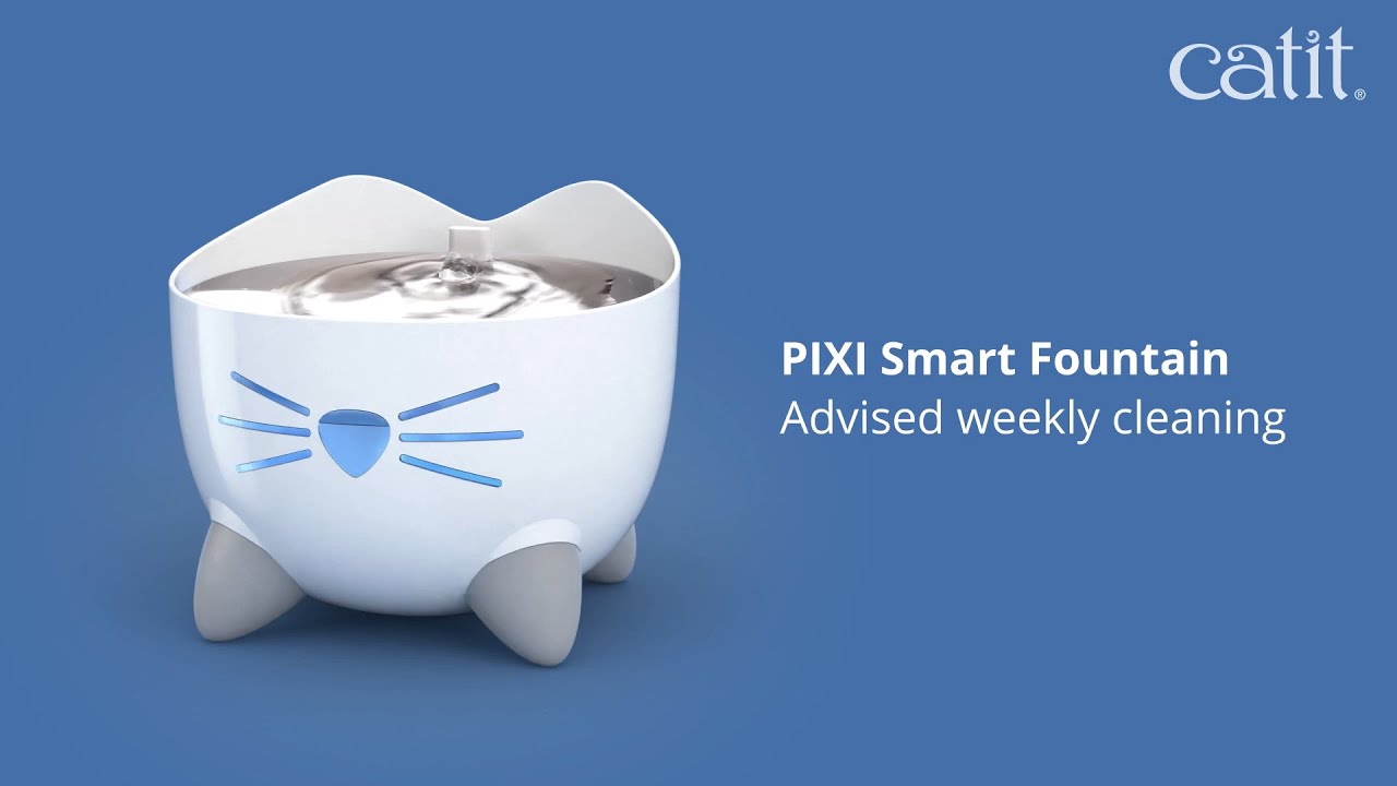 Catit - PIXI Smart Fountain - cleaning video