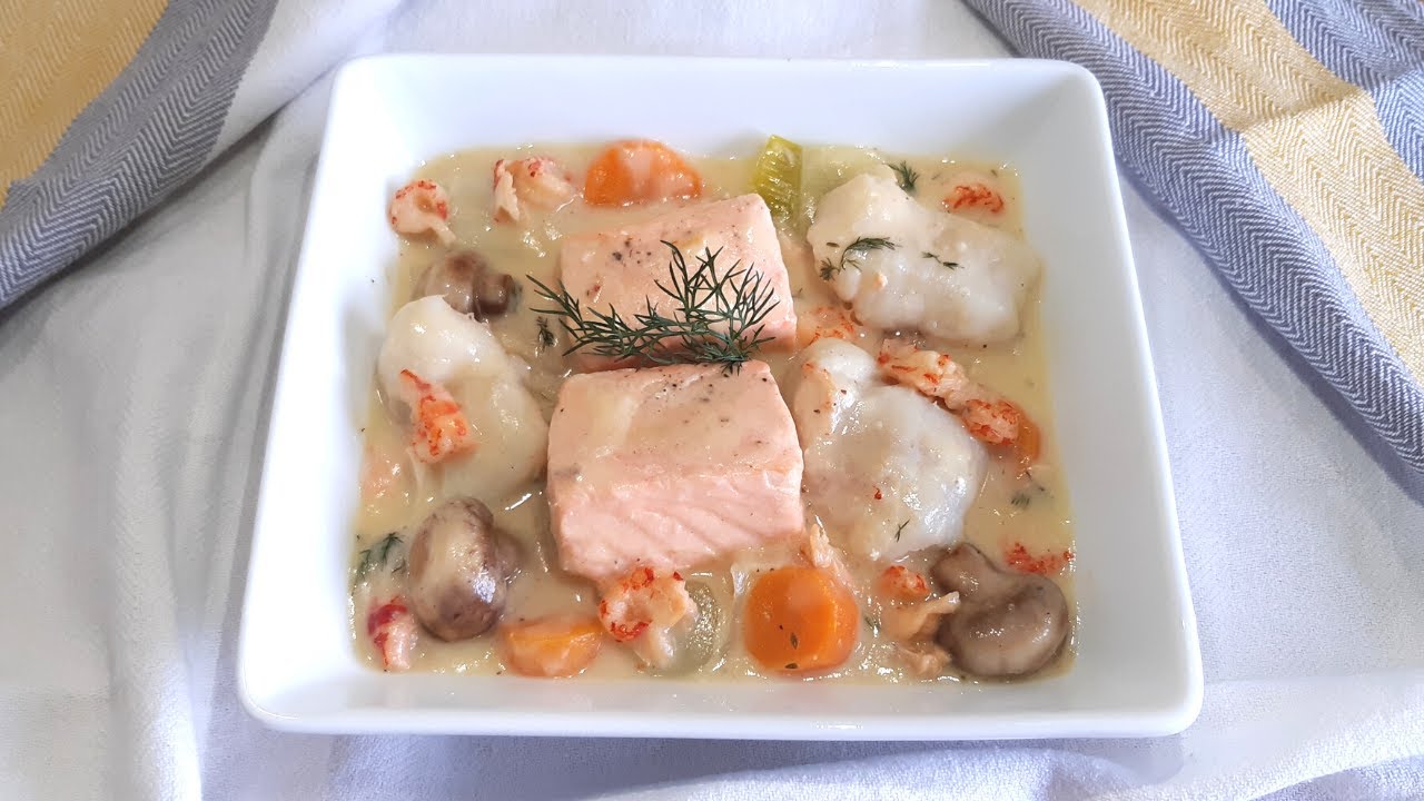 Blanquette de poissons aux écrevisses 🎄😋 - n°422
