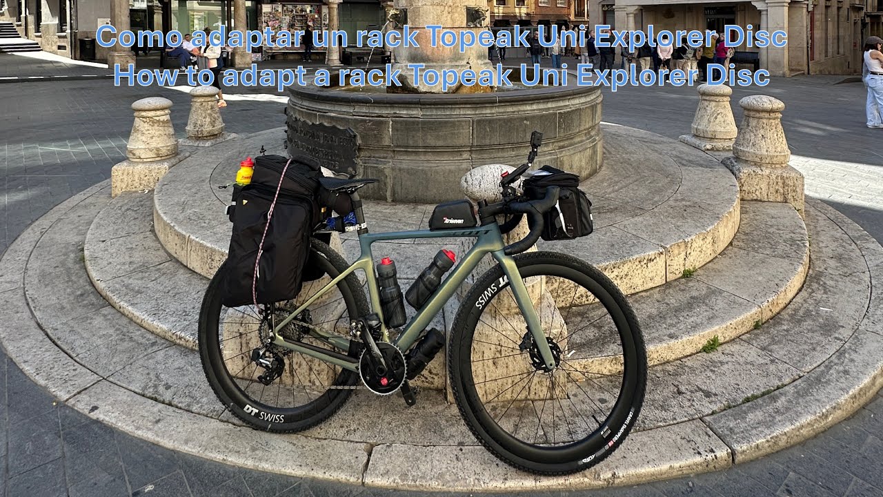 Como adaptar un rack Topeak Uni Explorer Disc / How to adapt a rack Topeak Uni Explorer Disc