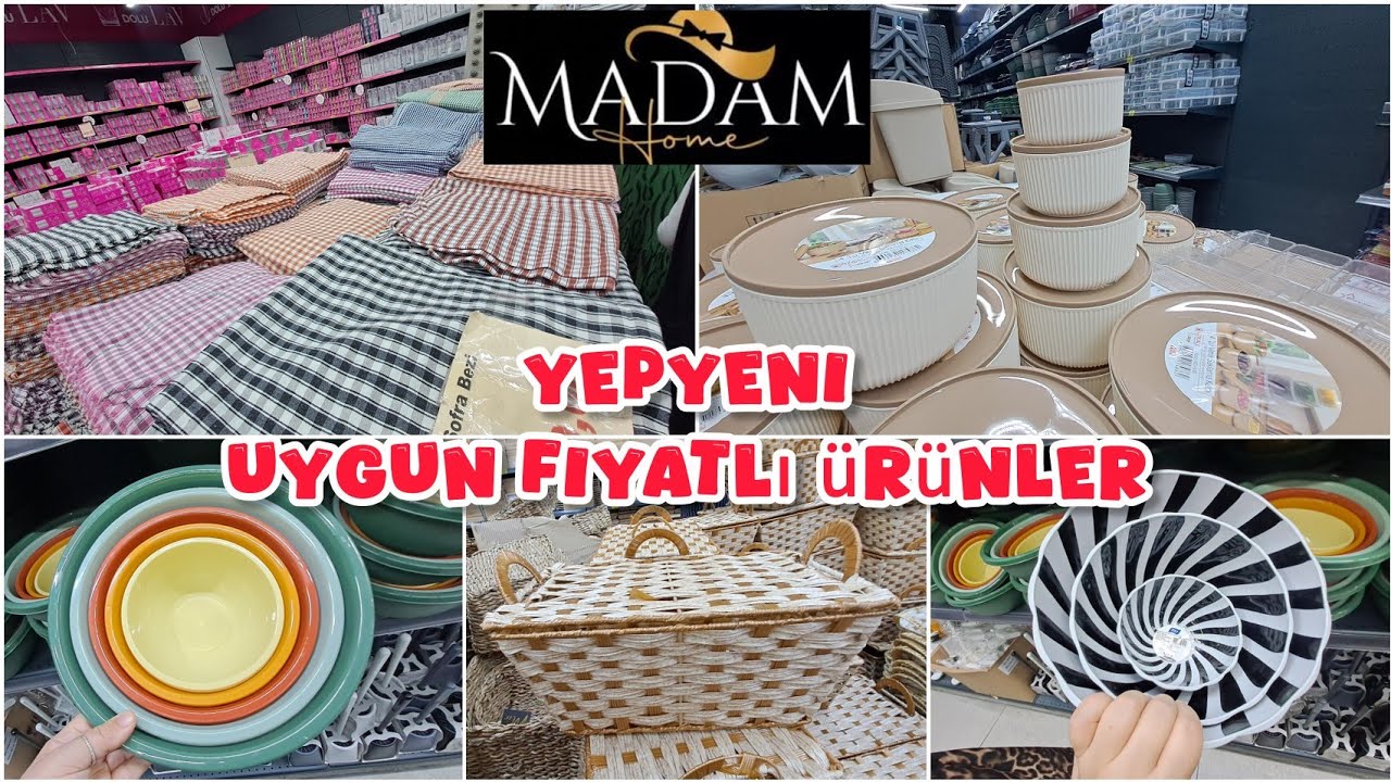 Madam home da yepyeni çok uygun ürünler ‼️ mutlaka gidin🌸 çeyiz alışverişi | çeyizlik ürünler 