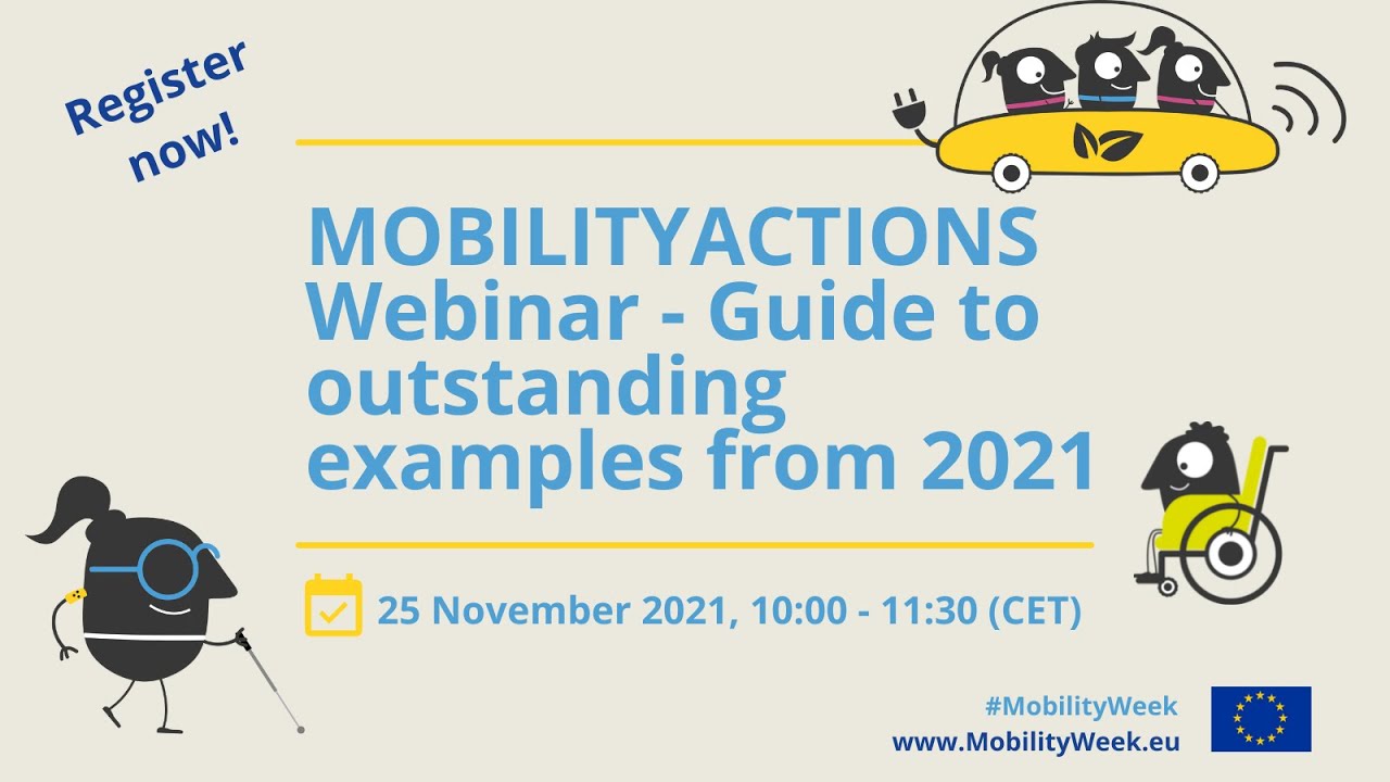 MOBILITY ACTIONS Webinar - Guide to outstanding examples from 2021