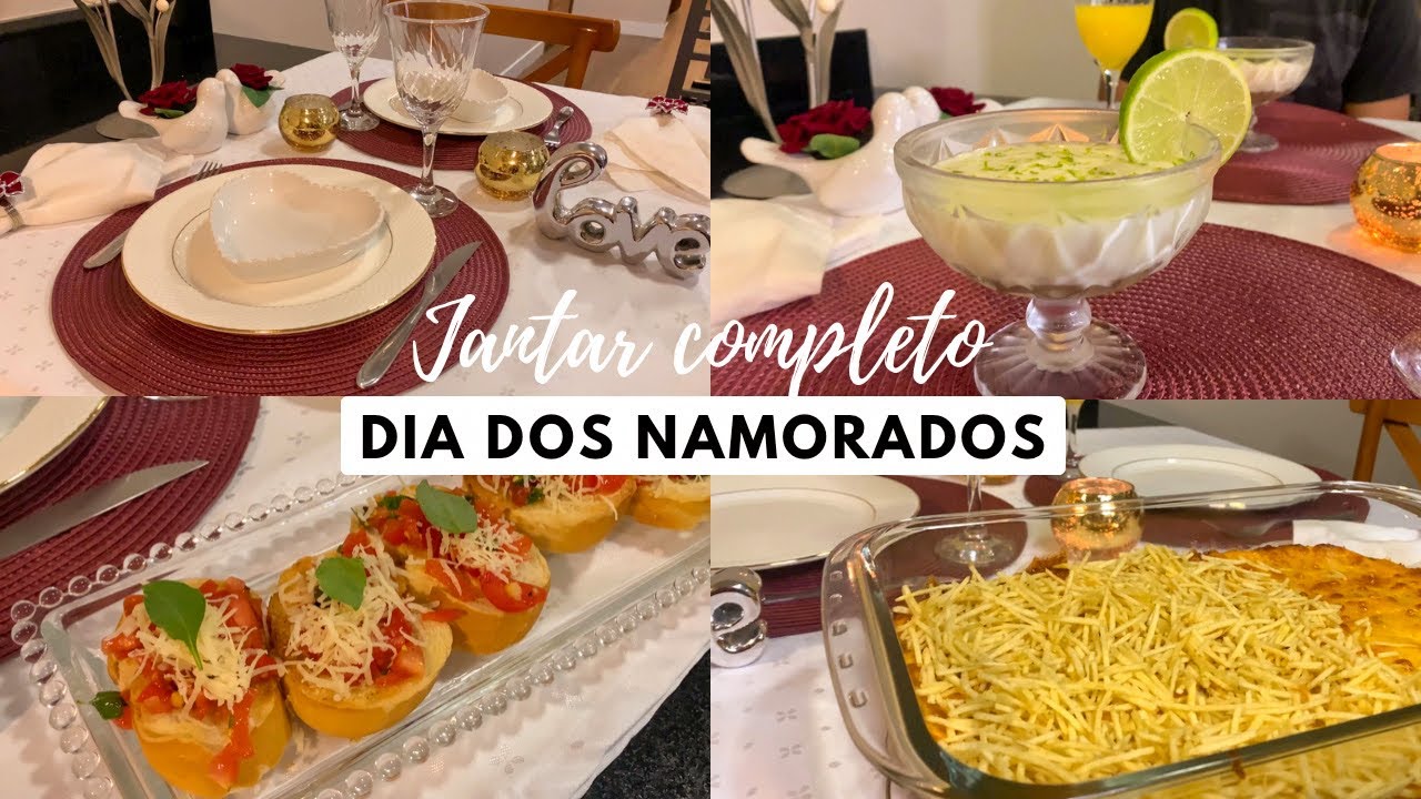 JANTAR COMPLETO (entrada, prato principal e sobremesa) RÁPIDO E GOSTOSO