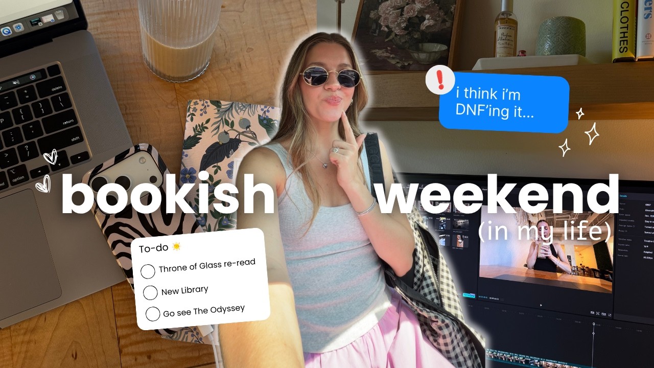 bookish weekend in my life 🌟 reading vlog, new library and a DNF??