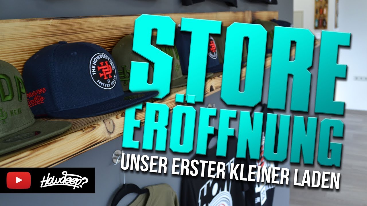 HOW DEEP? // STORE ER&Ouml;FFNUNG - UNSER ERSTER KLEINER LADEN