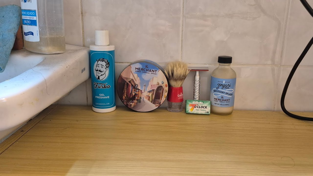 Sbarbata domenicale set zungari man mercant