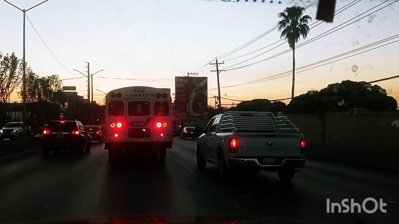 Atardecer en la frontera 