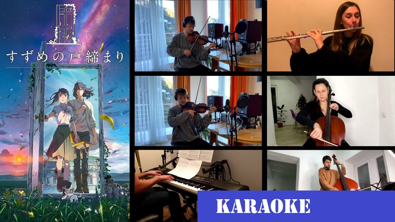 【KARAOKE】Suzume「すずめの涙 (Suzume no namida)」band cover【ft. Giulia, Alexey, Kateryna & Oleh】