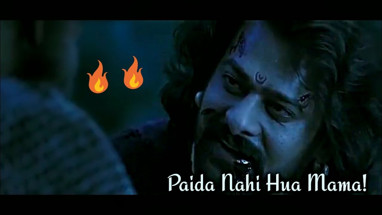 Muze Marne Wala Paida Nahi Hua Mama || Bahubali Best Attitude Dialogue || Attitude Dialogue Status