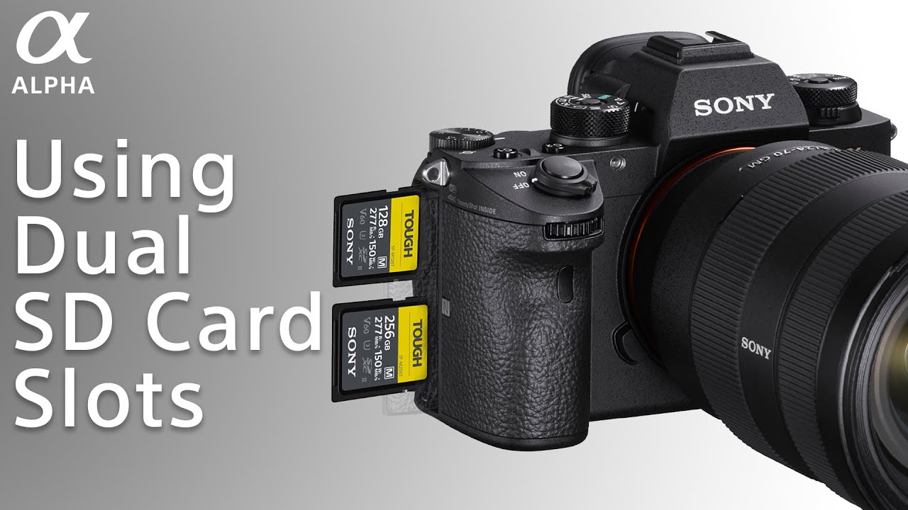 Alpha Insights || Using Dual SD Card Slots