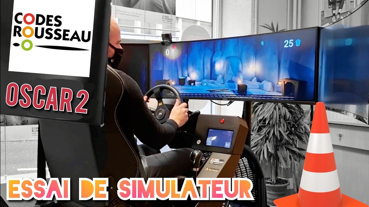 ESSAI du SIMULATEUR OSCAR 2️⃣ chez CODES ROUSSEAU - Paris 15