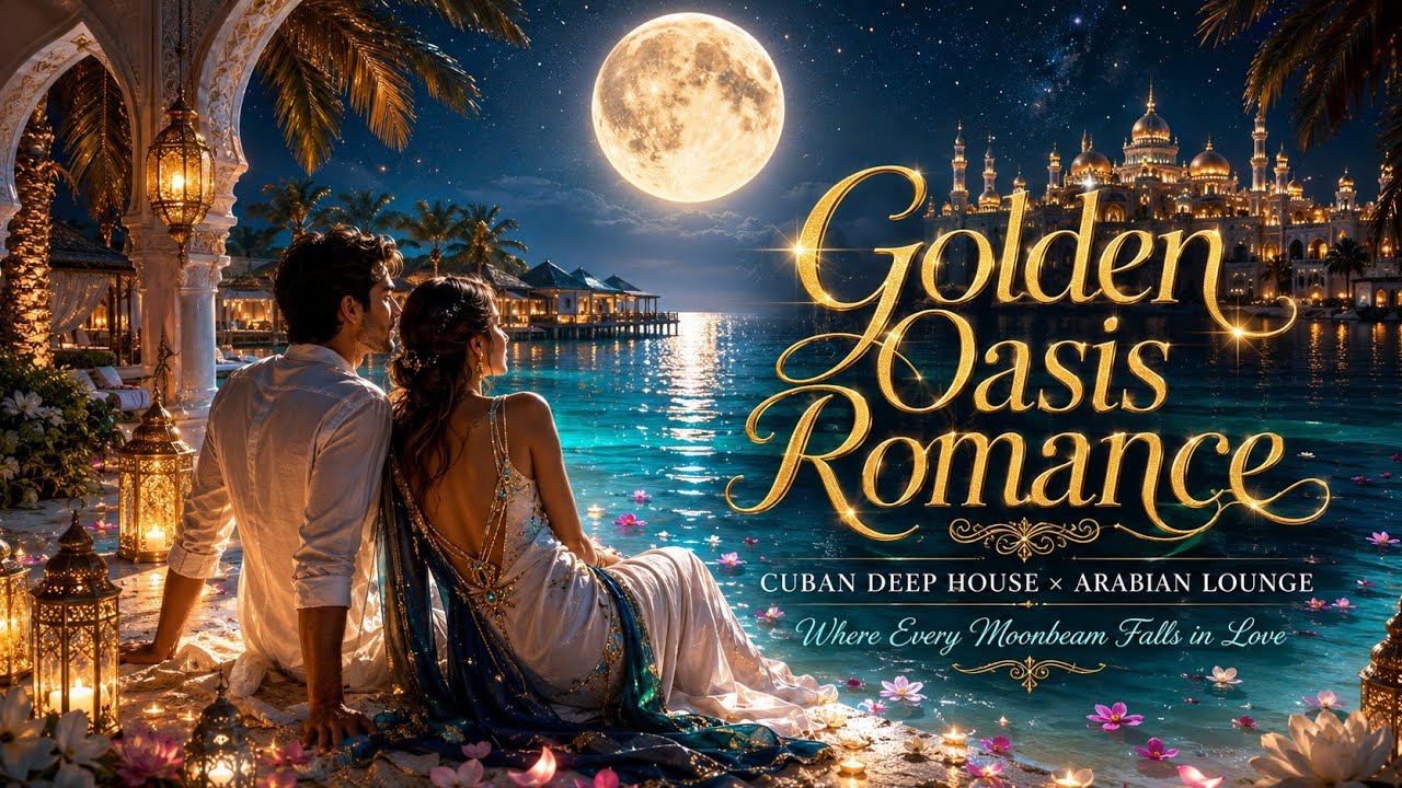 Golden Oasis Romance ✨ | Romantic Arabian Lounge | Luxury Love Escape | Muzic 11PM