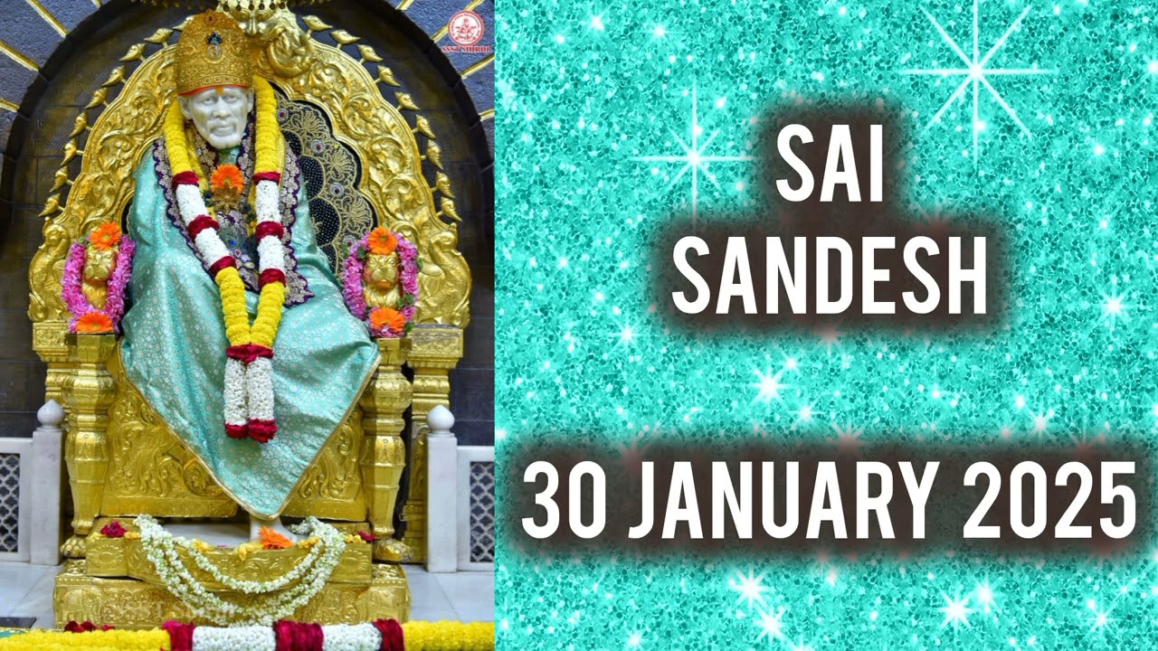 SAI SANDESH || 30 JANUARY 2025