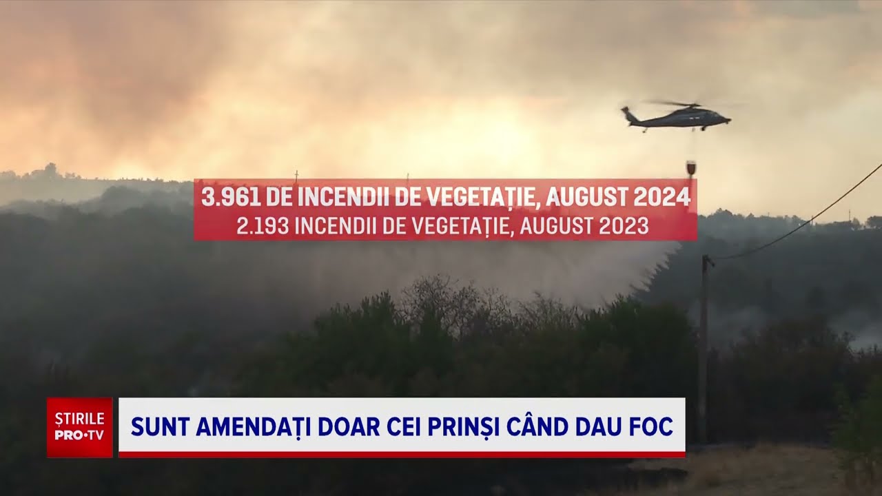 Românii vor să își curețe terenurile, dar provoacă incendii uriașe care înghit păduri și locuințe