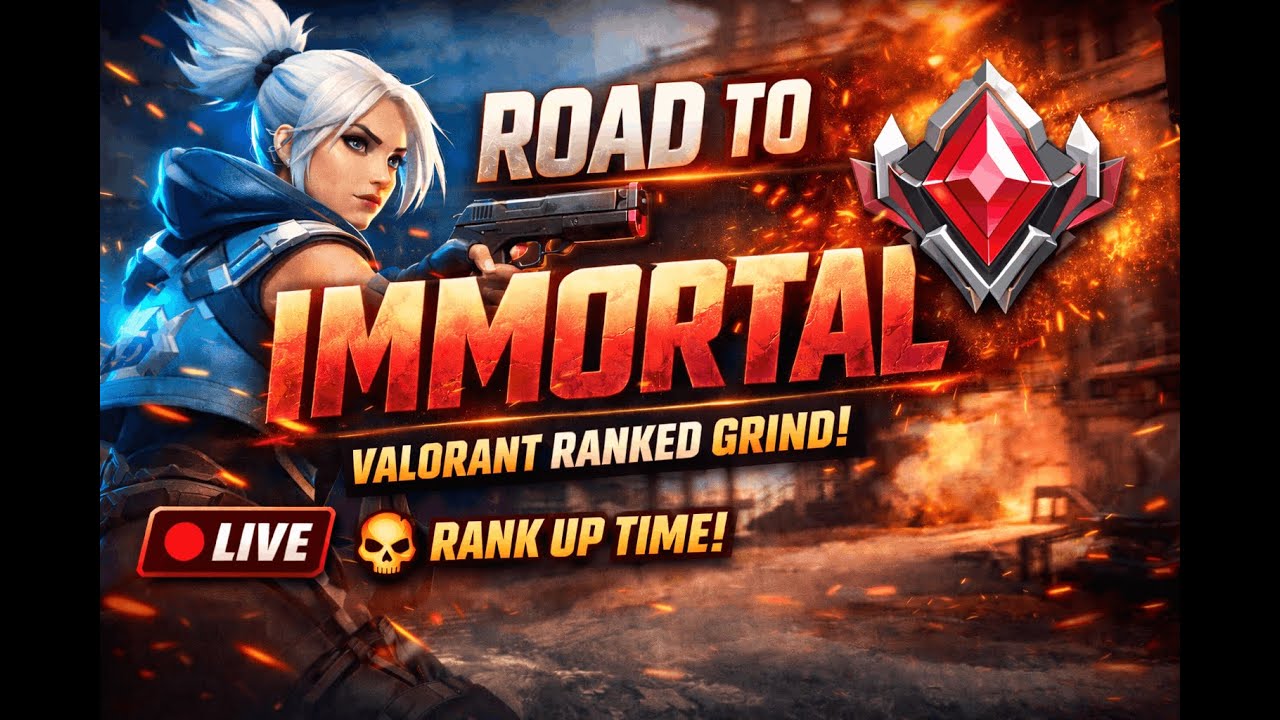 Road to Immortal| Valorant Ranked Grind # Live Stream 1