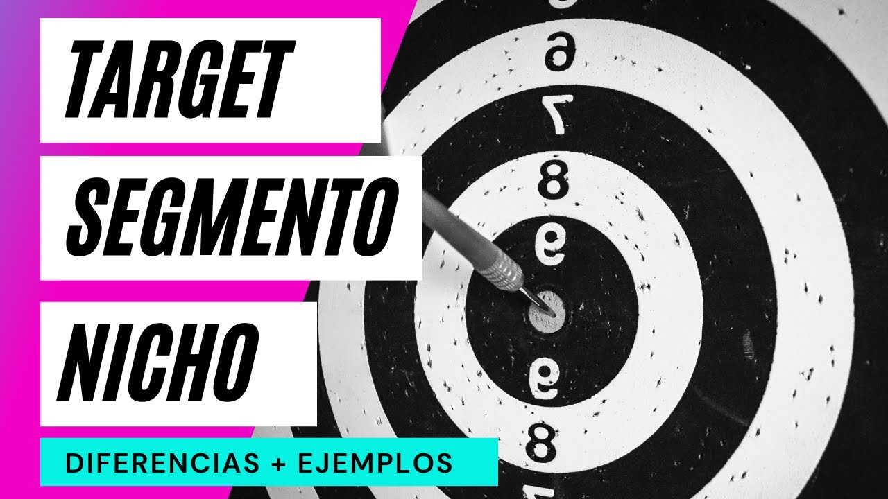¿Qué es SEGMENTO de MERCADO, TARGET y NICHO? DIFERENCIA y EJEMPLOS