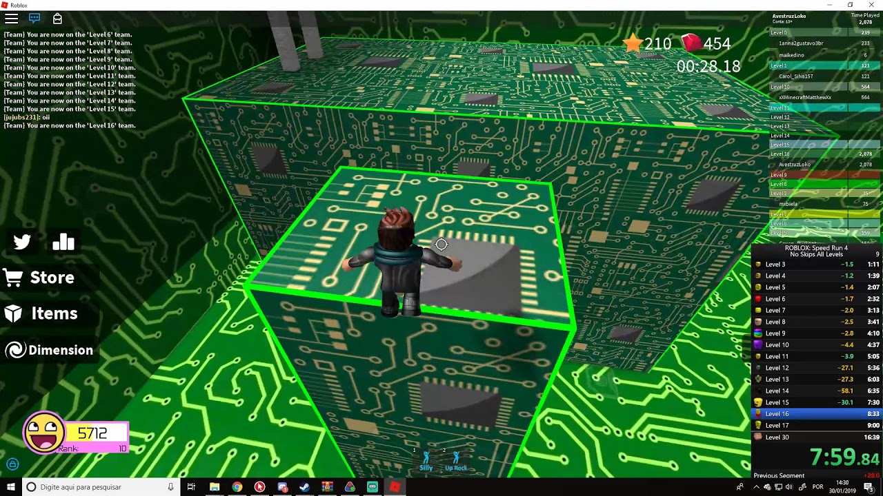 Roblox: Speed Run 4 All Levels 16:33.81