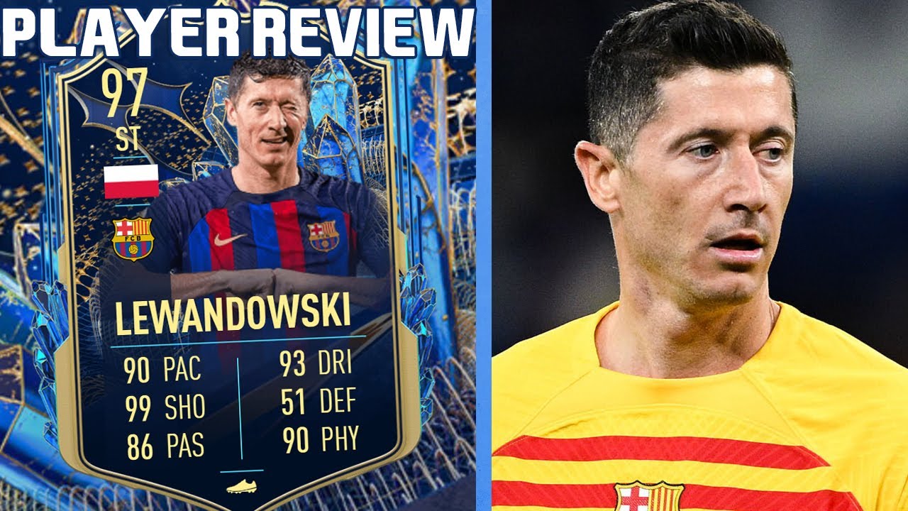 ELITE PLAYER! 🤩 97 TOTS LEWANDOWSKI PLAYER REVIEW! FIFA 23 ULTIMATE TEAM!