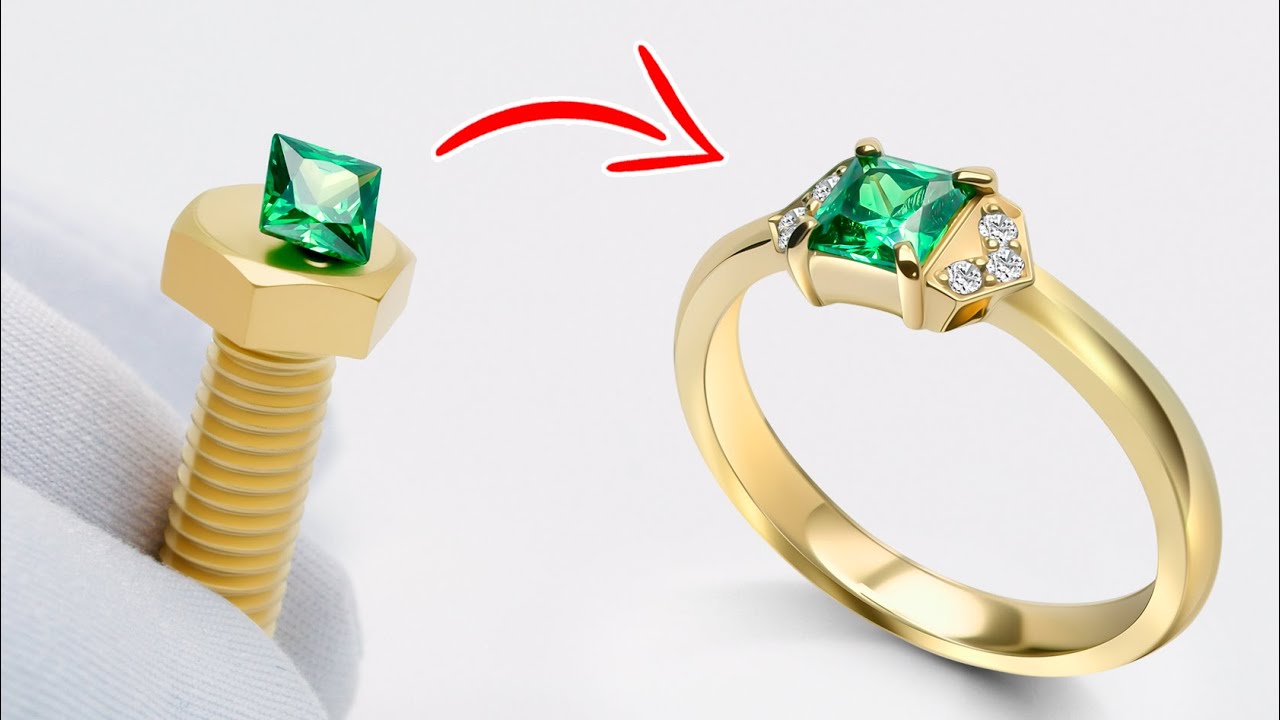 I Made Jewelry from a Single Bolt - Learn to Make Jewelry