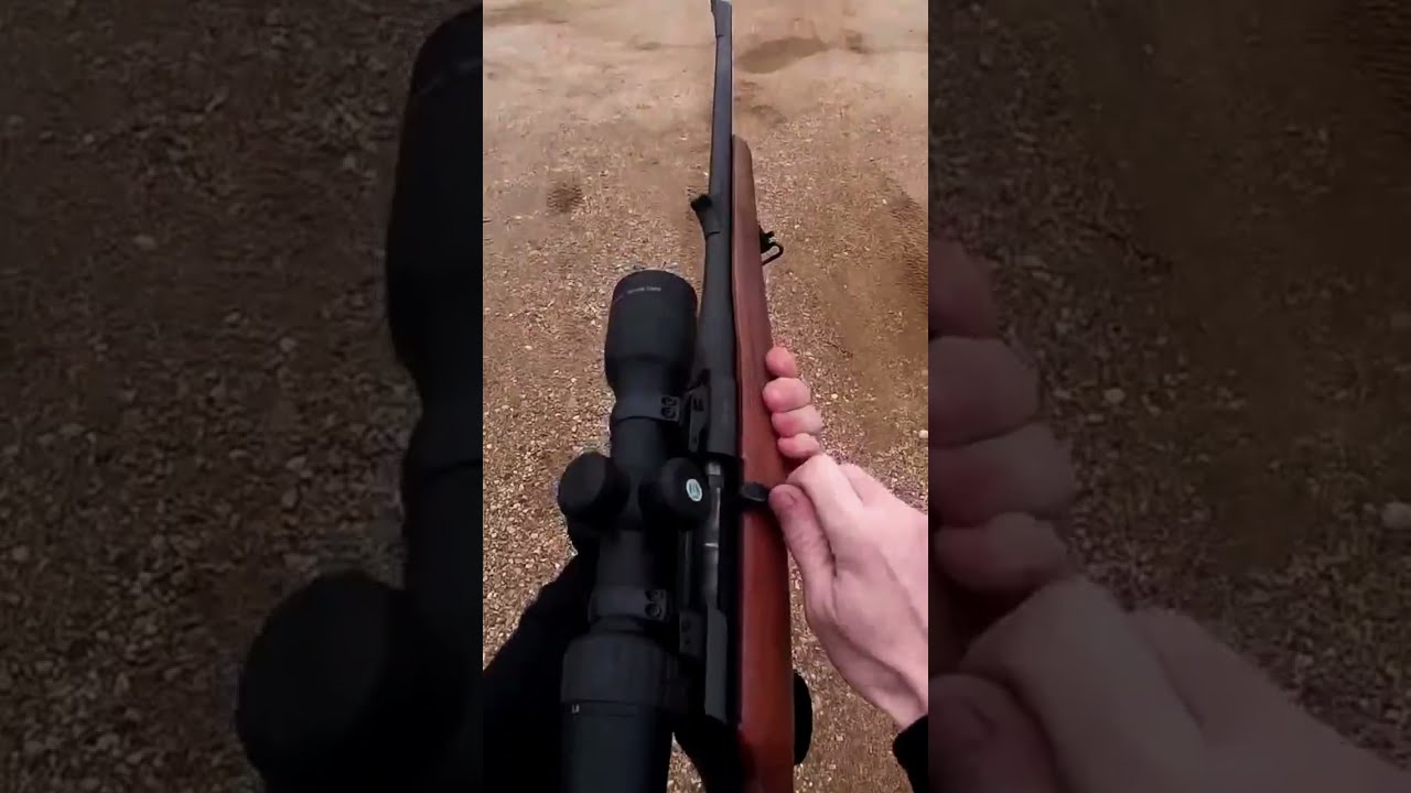 Shooting Sound Of Mauser M96 With Yukon Jaeger 1.5-6x42 scope#Shorts