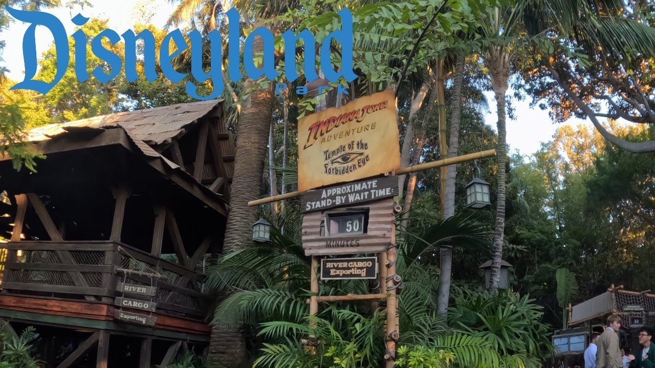 Indiana Jones Adventure: Temple of the Forbidden Eye – Full Ride POV 4K | Disneyland California
