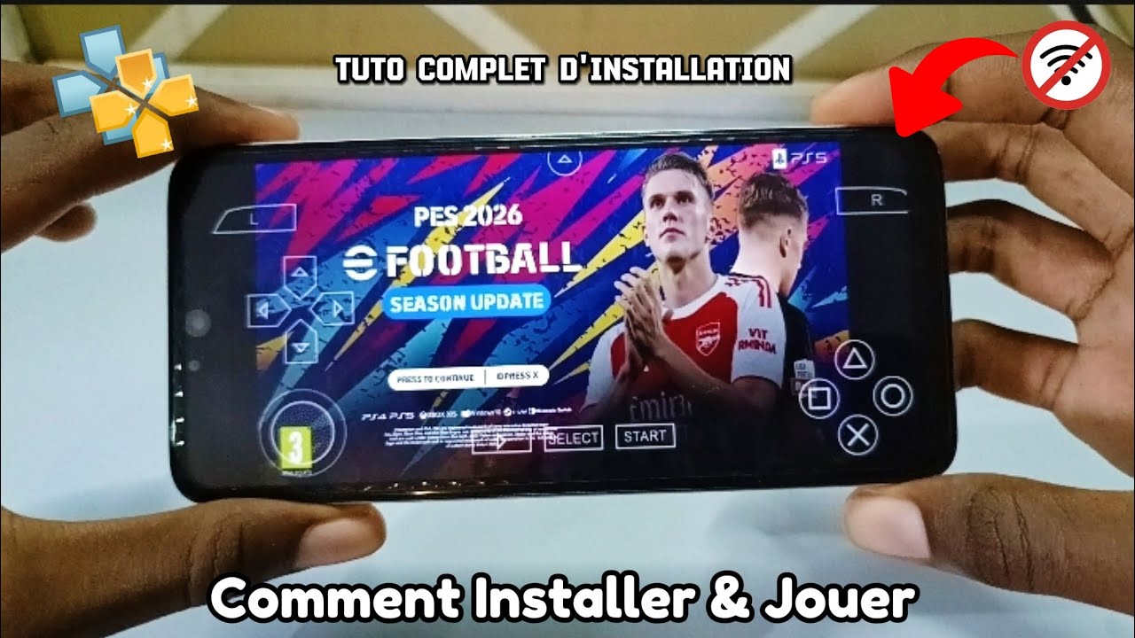 Comment Installer & Jouer à eFootball PES 2026  l'émulateur PPSSPP (Android & IOS) Tutoriel Complet