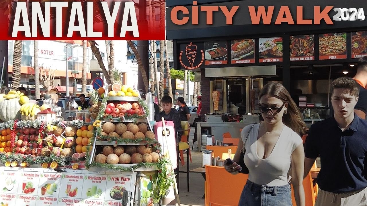 Уличный тур по Анталии 2024, май / Прогулка по городу Анталии l Анталия, турция, турция, путешествие