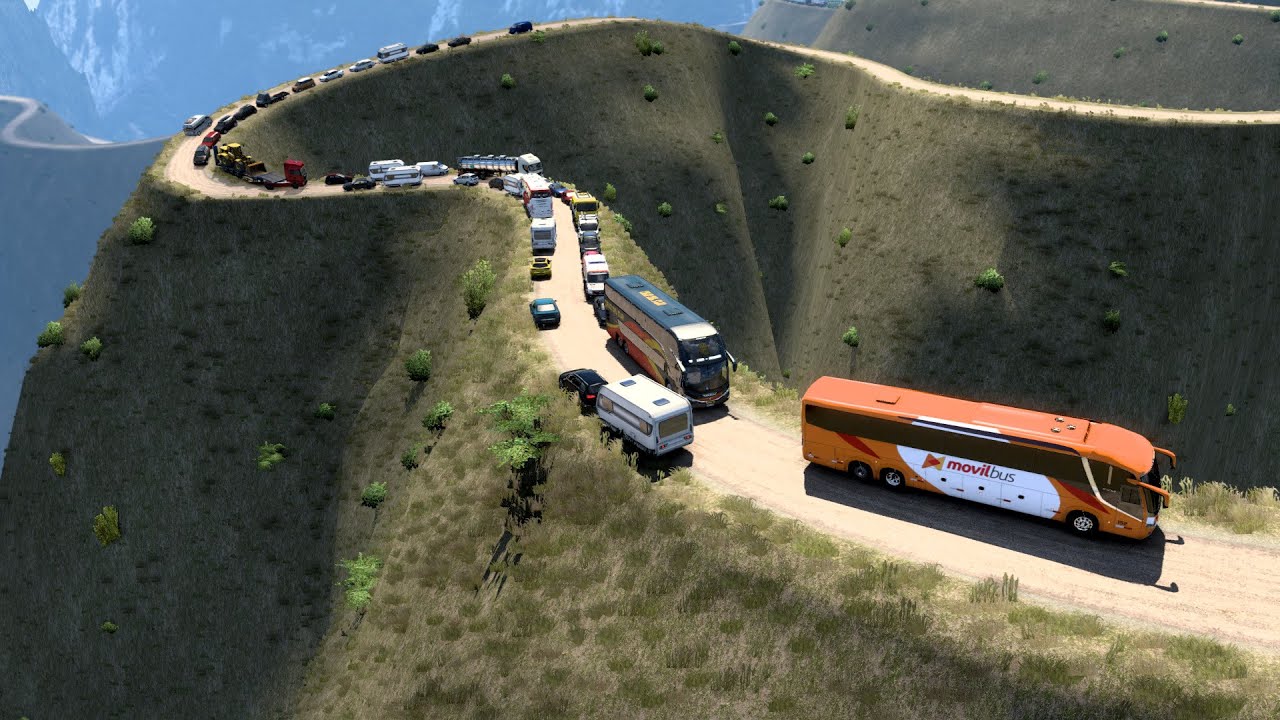 Deadly Roads | World’s Most Dangerous Roads | Bus on Dangerous Mountain Road | dangerous bus driving