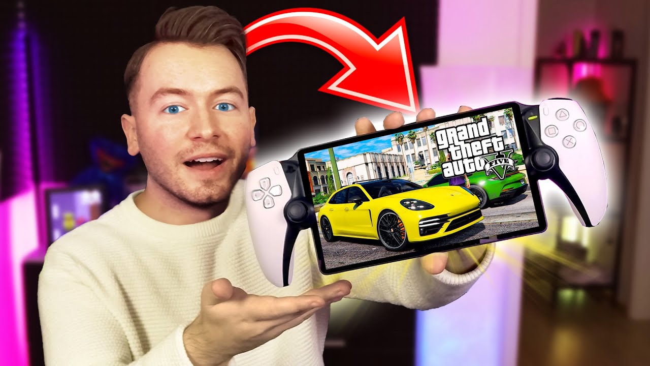 ICH spiele GTA 5 auf dem *NEUEN* PLAYSTATION PORTAL!!😍