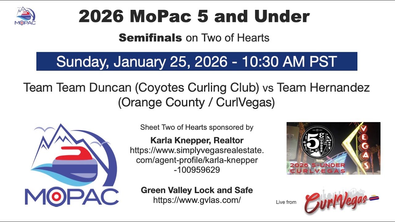 2026 MoPac 5 and Under: Semifinals on Two of Hearts - Team Duncan vs. Hernandez