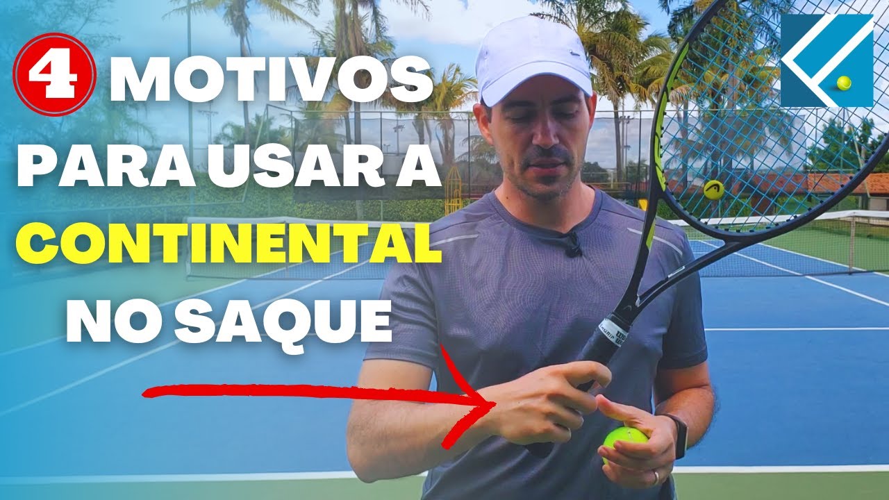 4 MOTIVOS para você usar a empunhadura CONTINENTAL no saque do tênis    |    Falasca Tennis