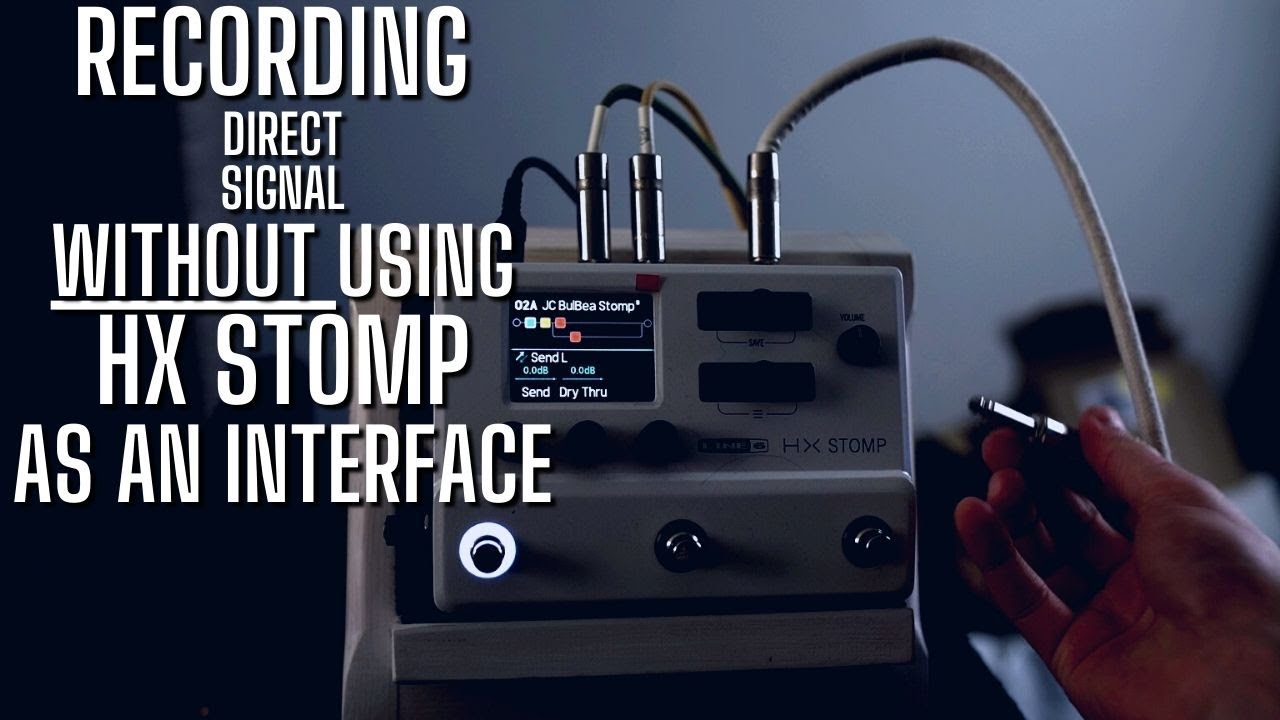 Вам, вероятно, НУЖНО записать свой HX STOMP DI