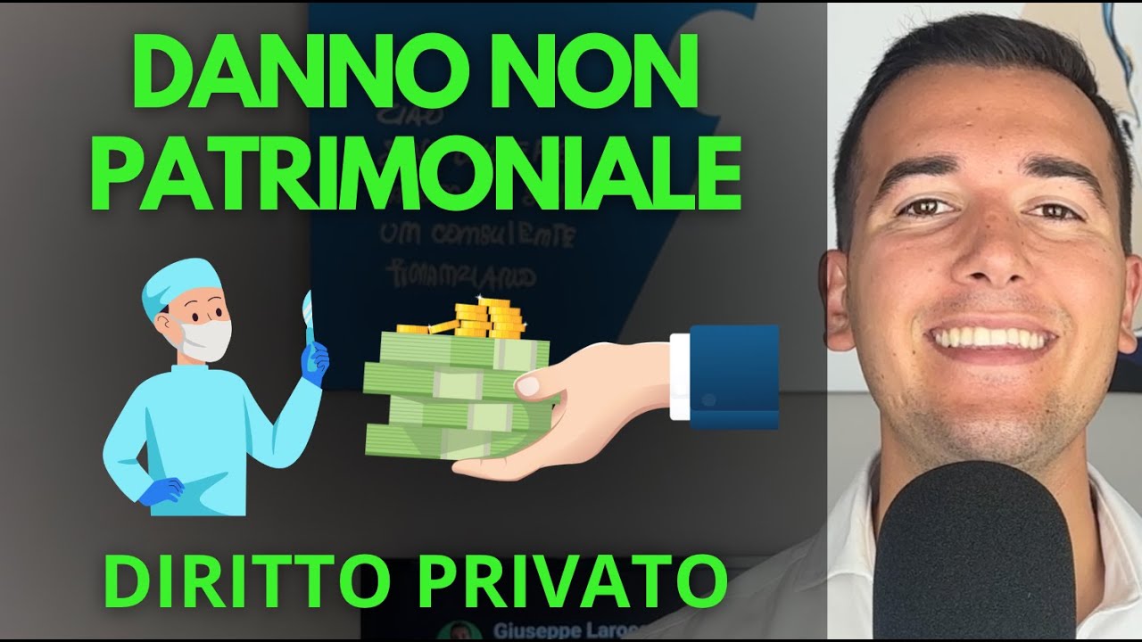 DANNO NON PATRIMONIALE (Risarcimento del danno 2/2)  - Diritto Privato in 3 minuti