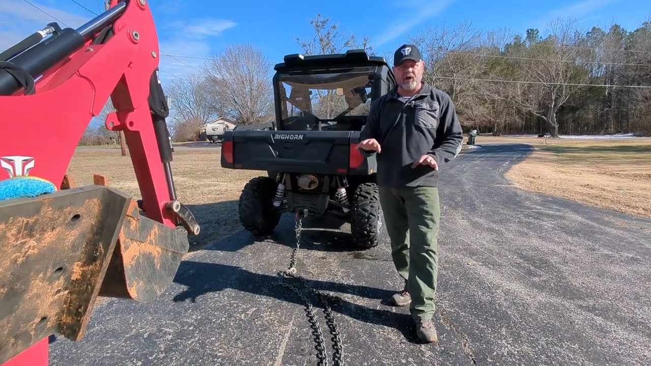 BigHorn 550 Side By Side UTV Pull Test - Winch & Towing