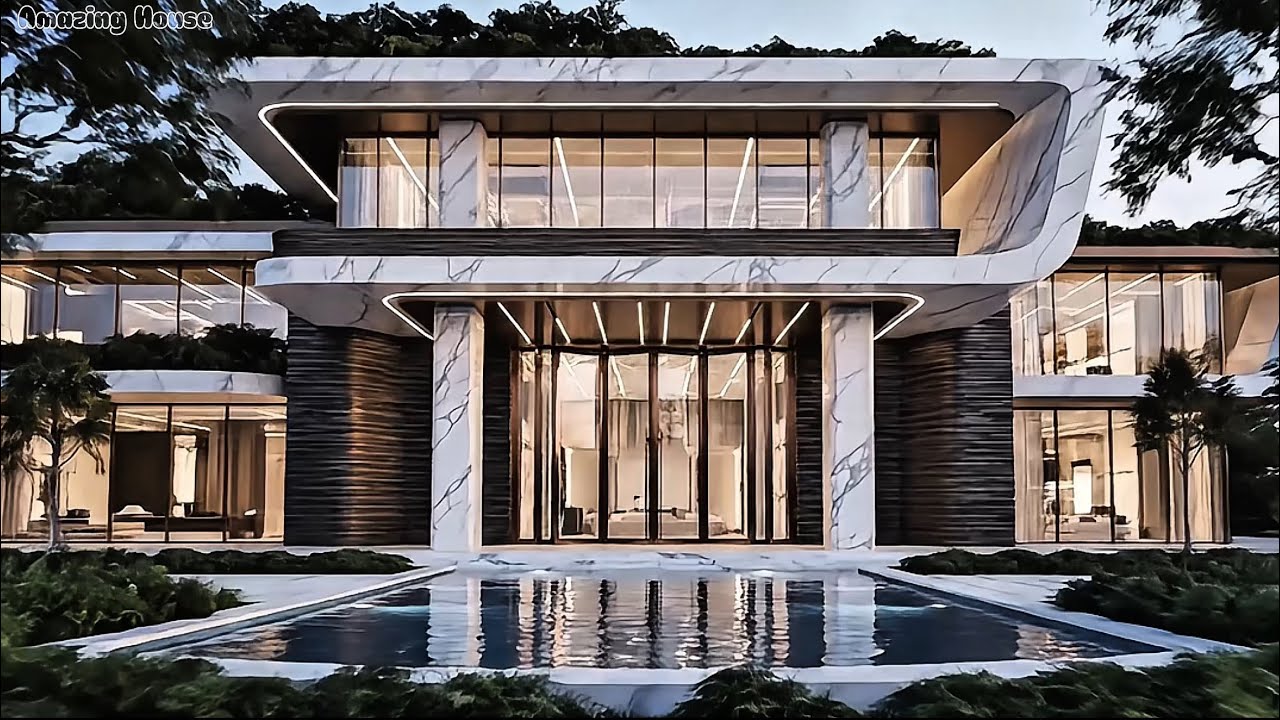 $50M Ultra-Luxury Cliffside Mansion with Infinity Pool | Modern Dream Home
