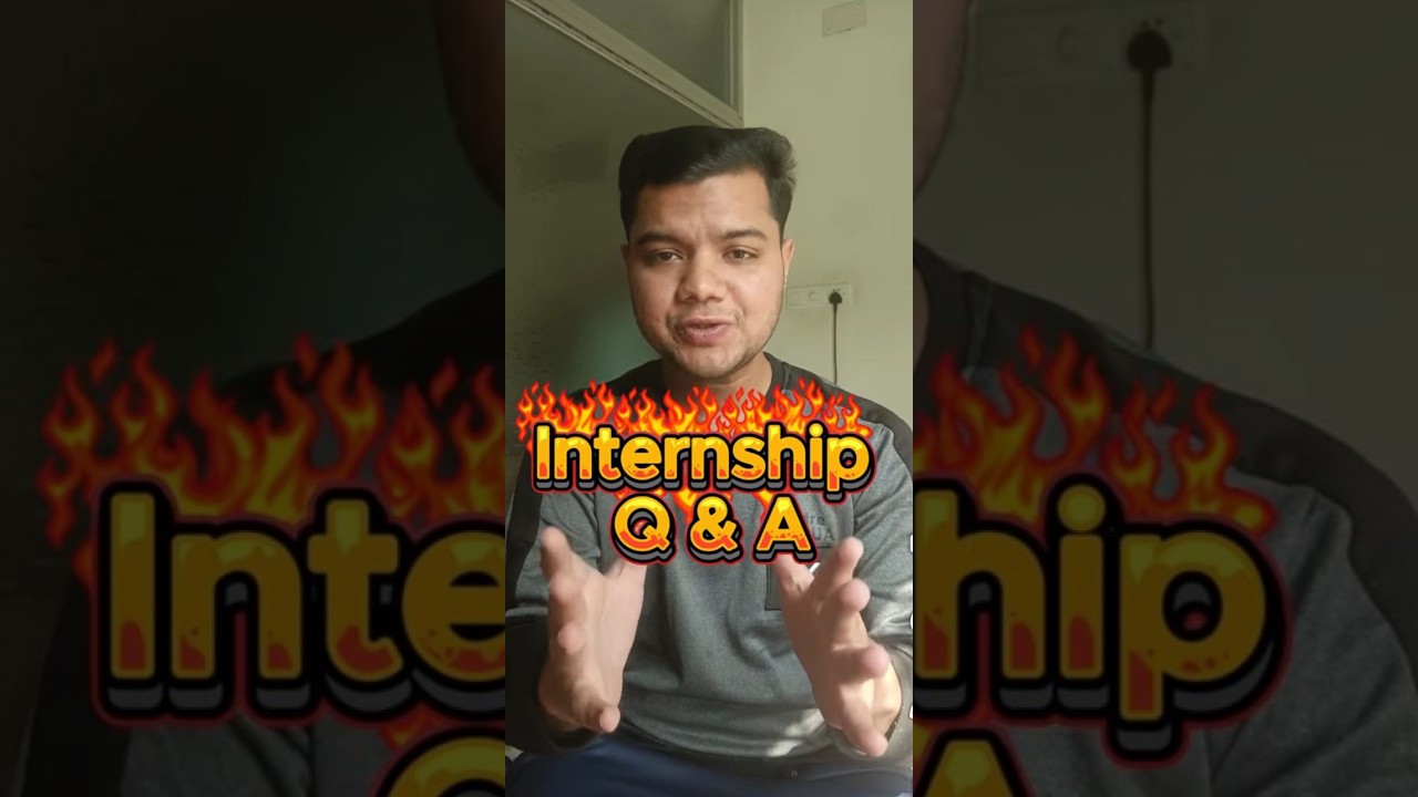 +👉Internship Questions? Confused? this video will cover all Q & A | noteshare | butex |