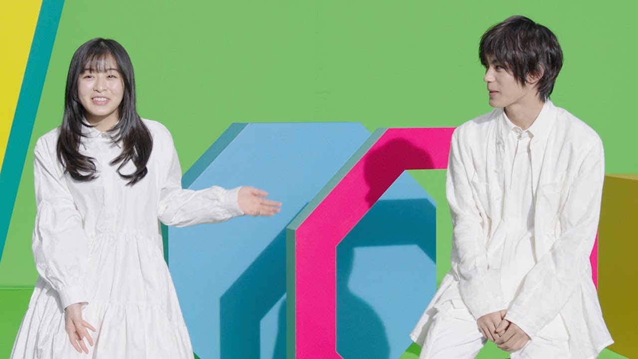 森七菜、神尾楓珠との再会に「こんなクールだったっけ？」、新プラン「ahamo」新CM＆メイキング＆インタビュー、楽曲はYOASOBI書下ろし新曲「三原色」
