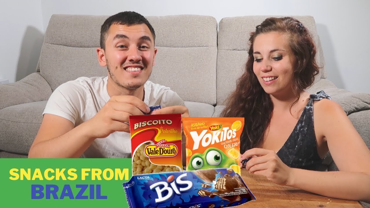 British Couple Try Brazilian Snacks For The First Time