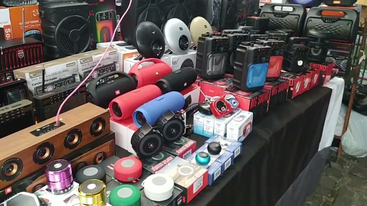 CAIXAS DE SOM NA FEIRA DE IMPORTADOS DE CARUARU 2023