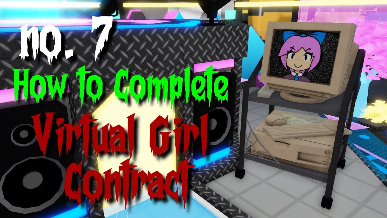 Virtual Girl Contract / 7 / Tower Heroes Roblox / Halloween Event 2024