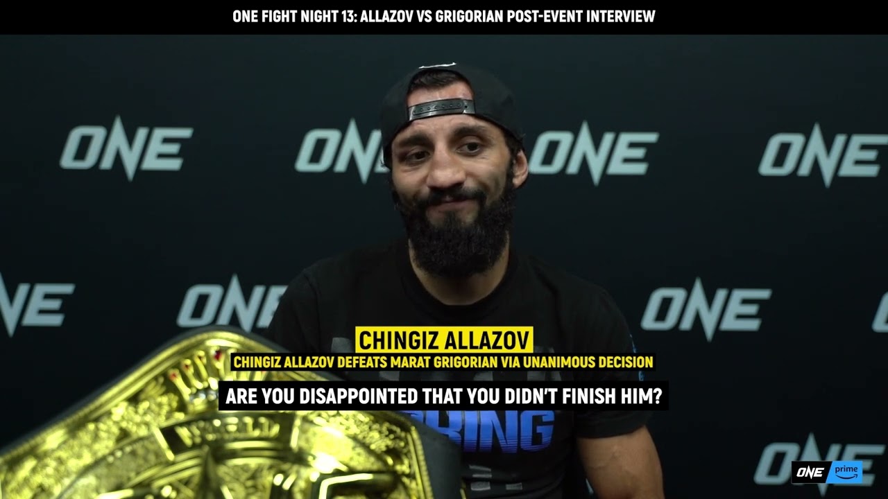 Chingiz Allazov ONE Fight Night 13 Post Event Interview
