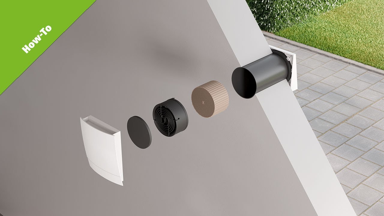 Kermi x-well D13 Pendellüfter Montagevideo - Laibungsvariante