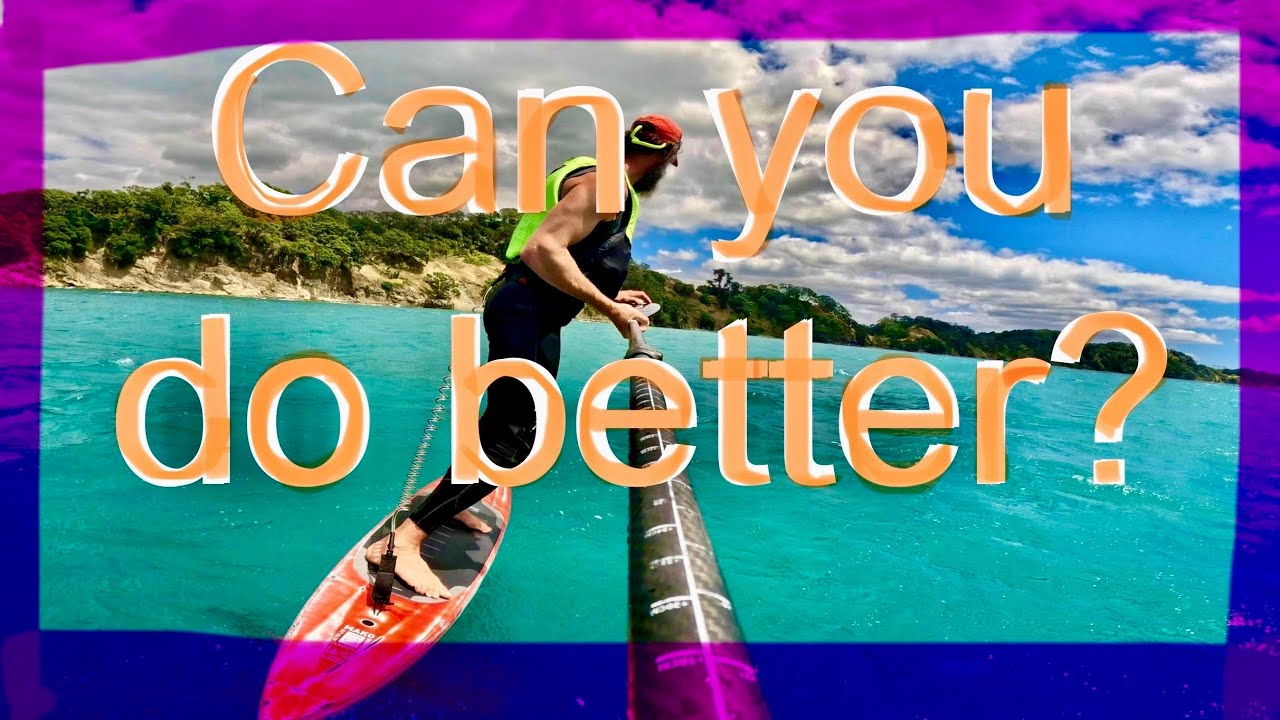 Can you do better than this? | Sup Foil Downwinding