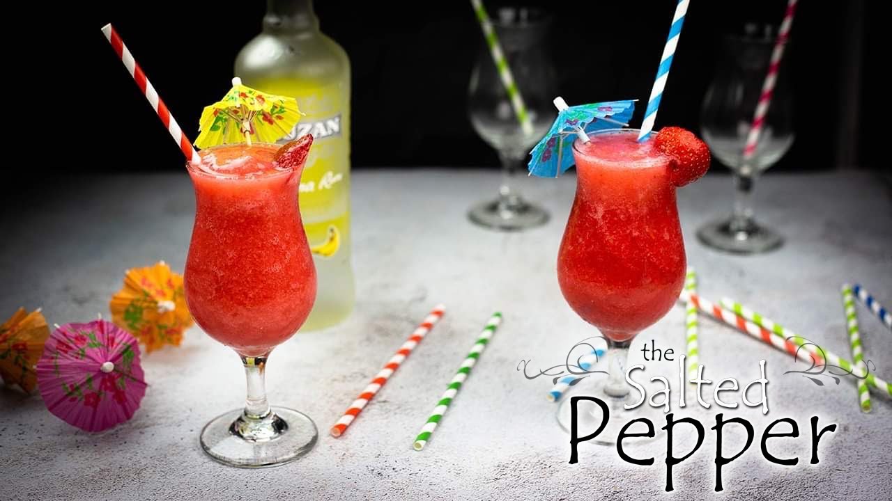 Frozen Strawberry Daiquiris