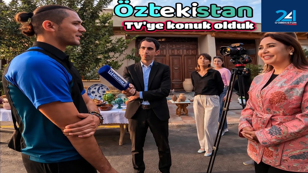 Taşkent'te Özbekistan 24 tv kanalına güzel bir mesaj !!!