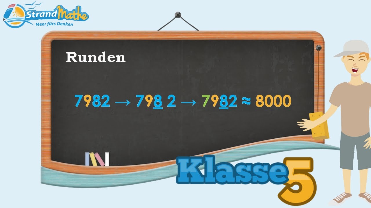 Zahlen runden Erklärung || Klasse 5 ★ Wissen