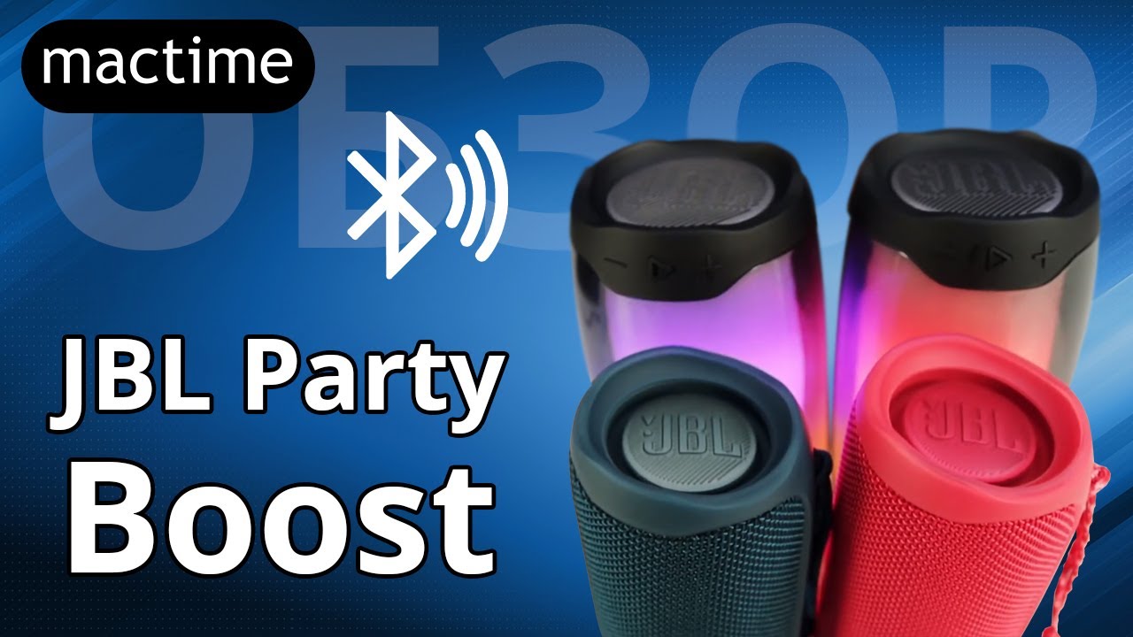 JBL Party Boost на Bluetooth колонки JBL Flip 5 и JBL Pulse 4